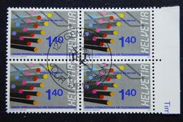(G103) 1988: UIT (D XI) Zst. 14 Viererblock ET ʘ