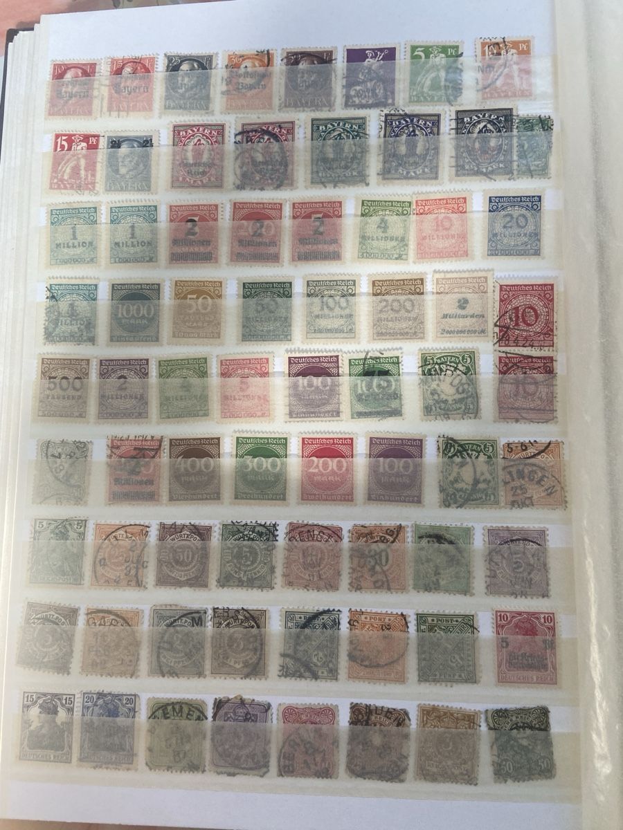 Tutti i francobolli: Stamp Collection Diverse Germany 10 pages – Usato da Collex venduto da RCXGJ 2