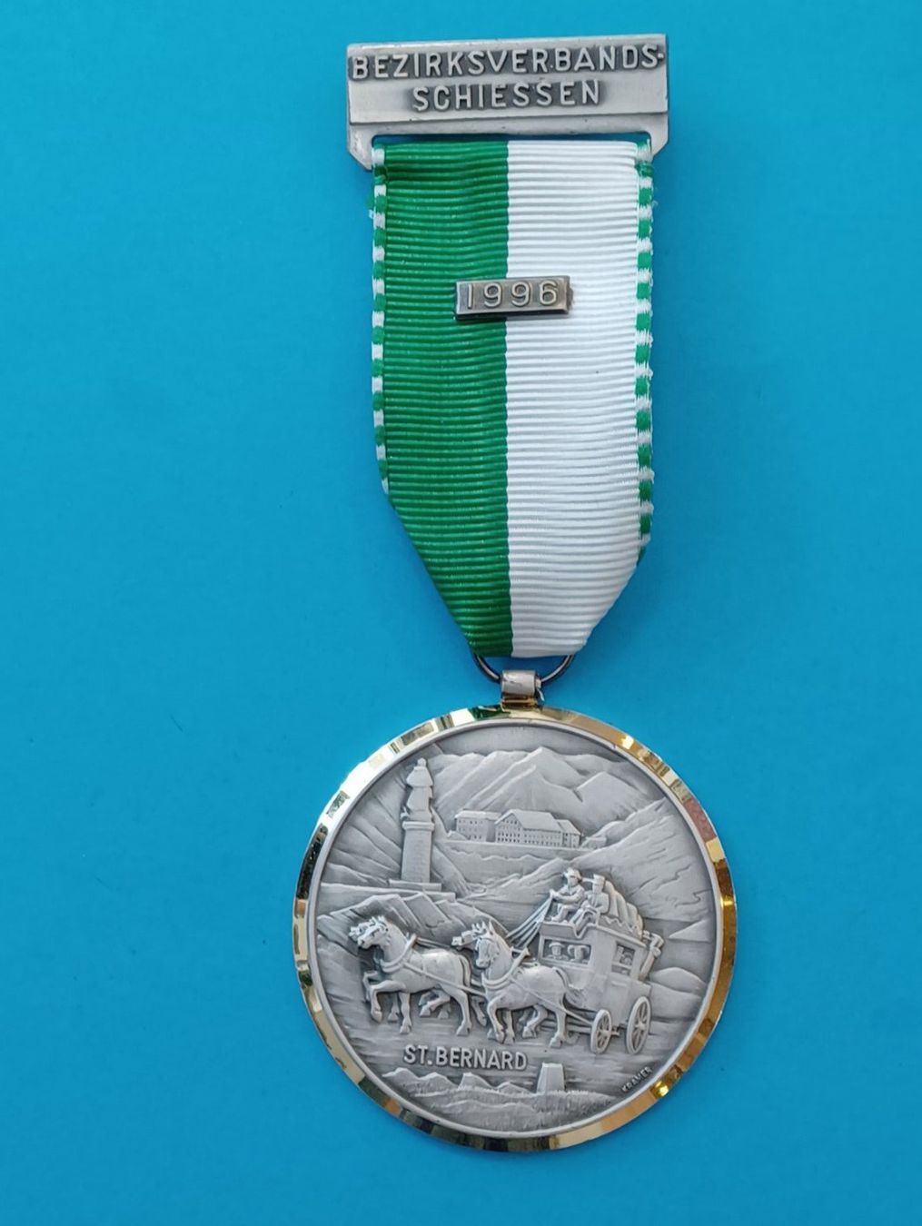 Medaglie: Postkutsche St. Bernhard  (P893) – Usato da Schwanden GL venduto da Suvorov 3