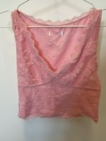 Pinkes Spitzentop