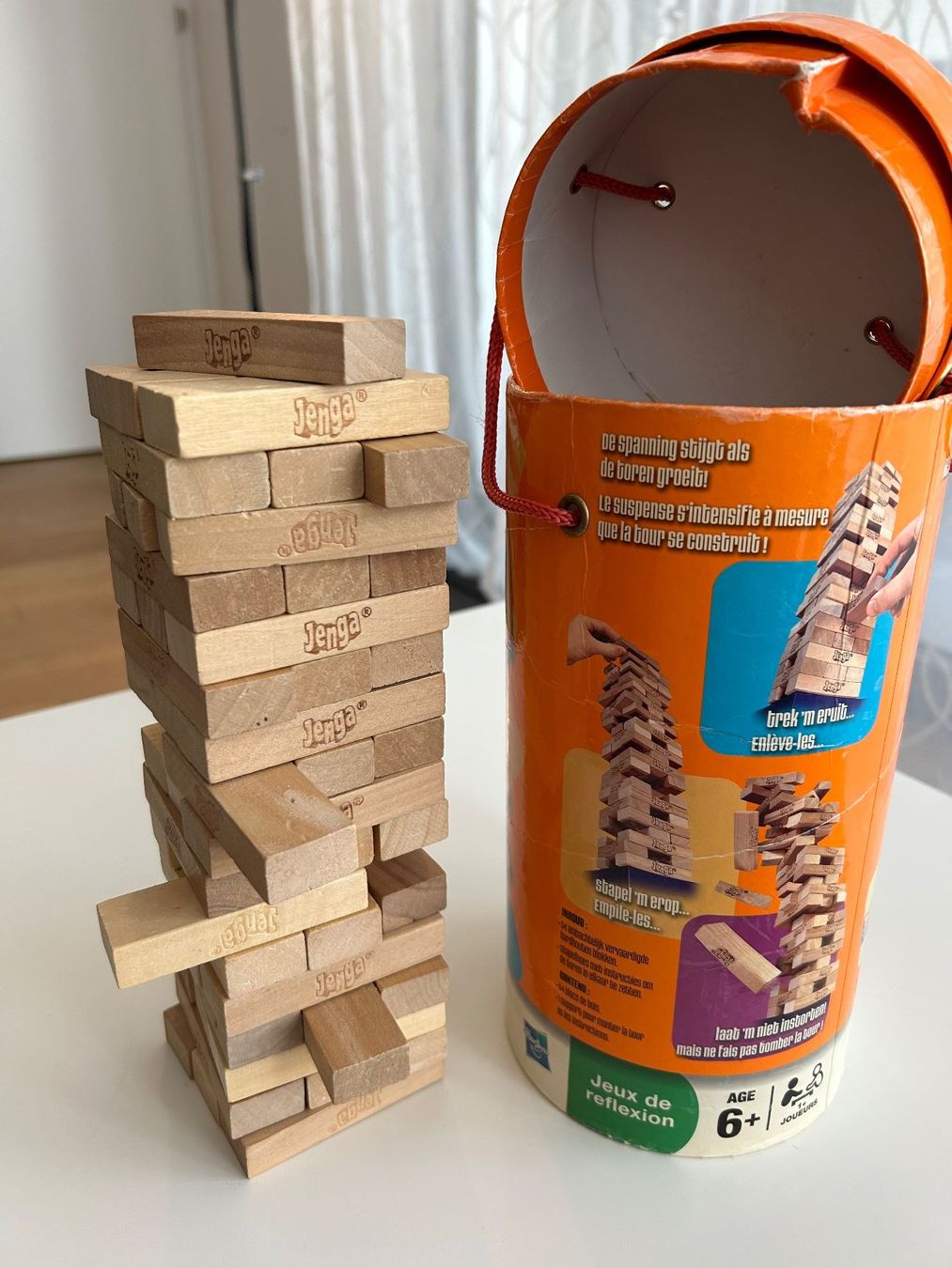 Hasbro Giochi: HASBRO Jenga Holtz-Spiel – Usato da Zürich venduto da steph27030 1
