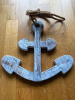 Dekoobjekt ‚Anker‘ aus Holz bemalt