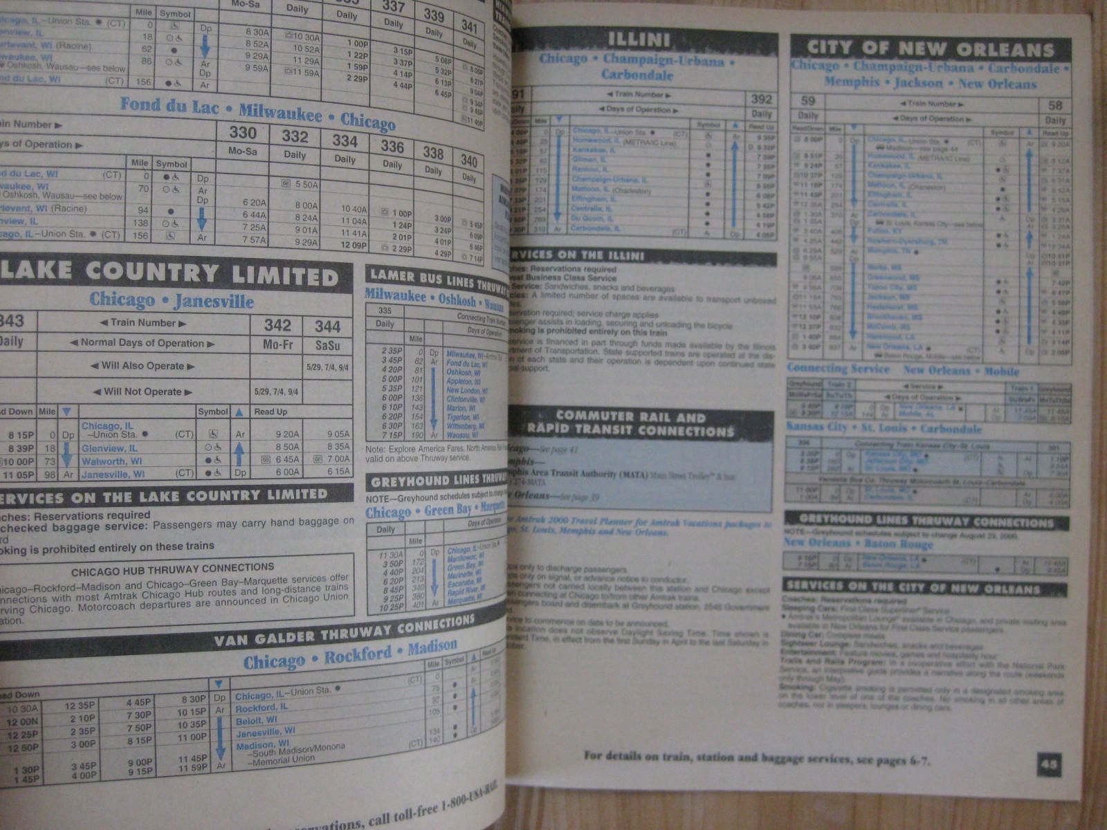 Libri: Amtrak Timetable National – Usato da Malters venduto da Marosko 1