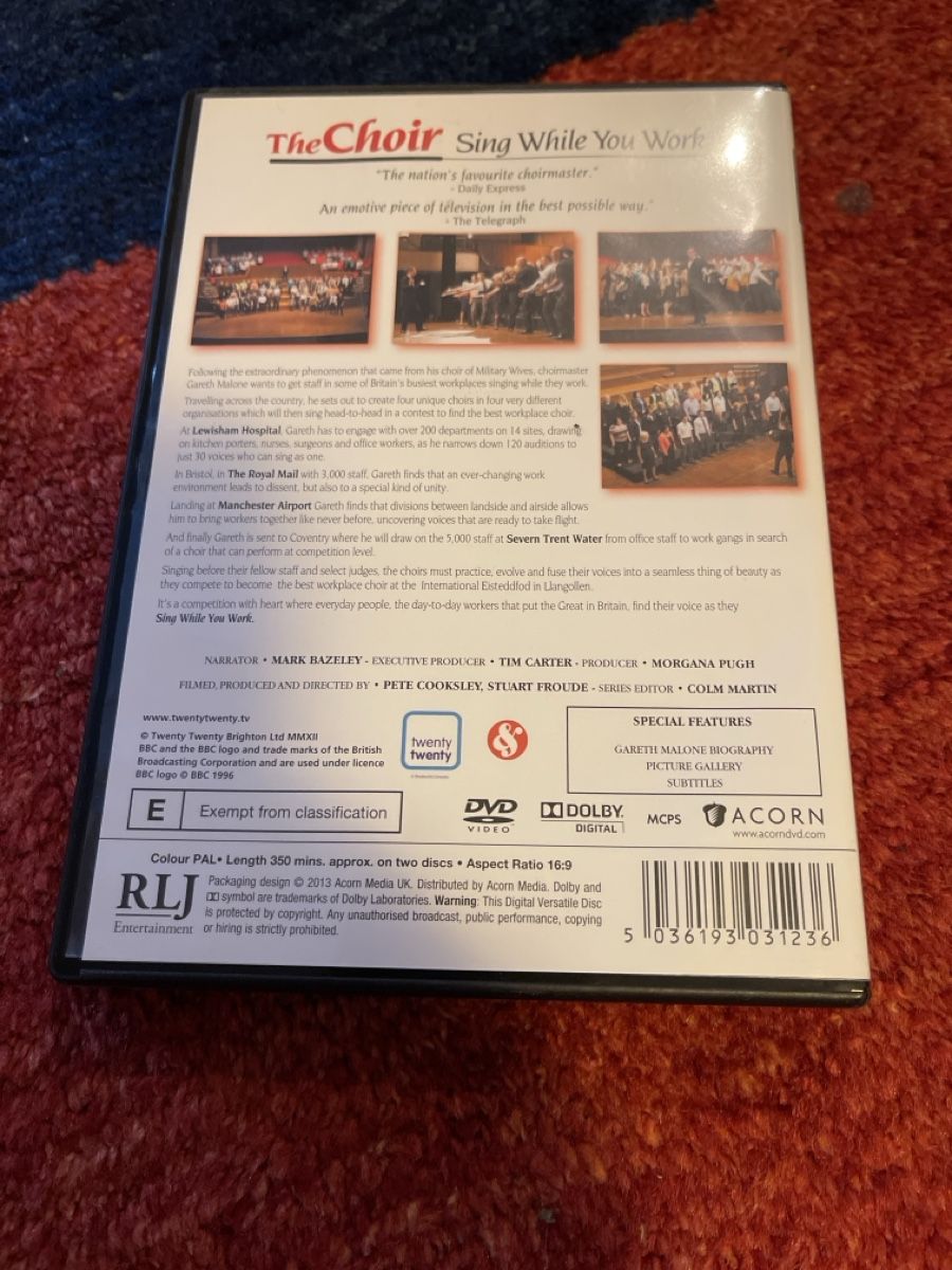 Alle DVDs: The Choir - Sing While You Work DVD Box-Set, 2 Discs – Gebraucht aus Unterkulm von AnoliOccasion 2