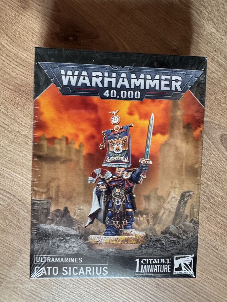 Kit di modellismo & Modellini statici: Warhammer 40k Ultramarines Cato Sicarius Citadel – Nuovo e nell'imballaggio originale da Thierachern venduto da Genji4