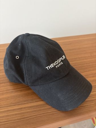 The Kooples Paris Black Cotton Baseball Cap - Summer Look