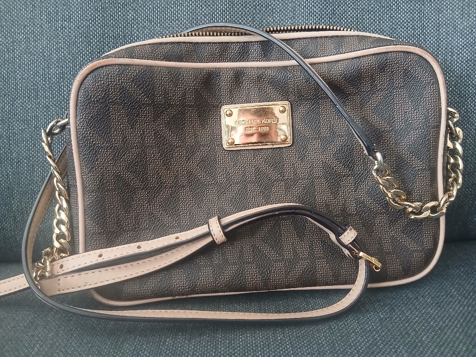 Michael Kors Borse da donna: Michael Kors Jet Set Brown great condition.  – Usato da Watt venduto da Tomaf