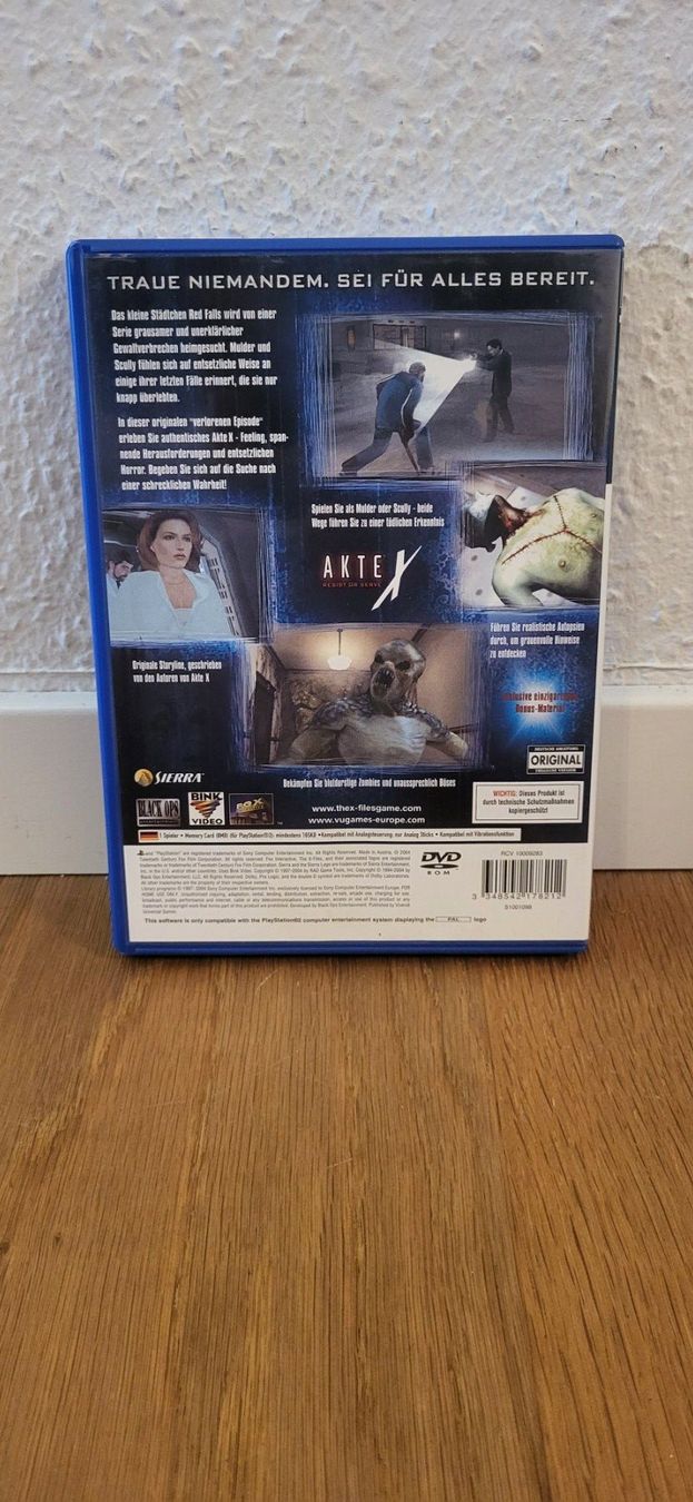 Sony Giochi: PS 2 - Akte X Resist or Serve – Usato da Münsingen venduto da DigitaleSpielecke 1