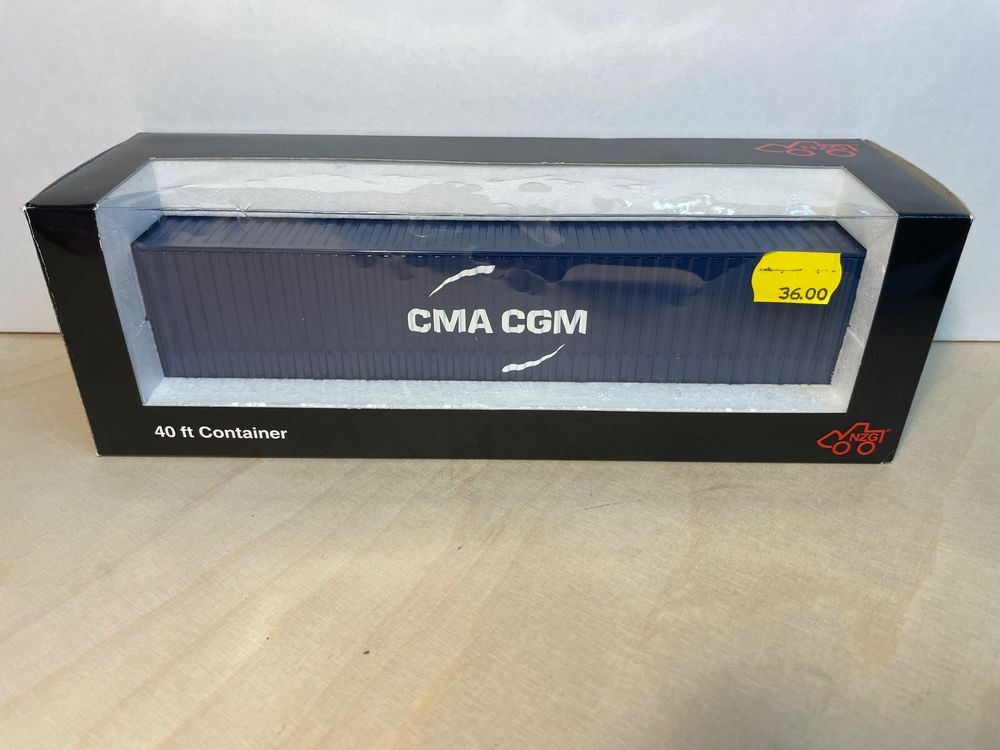 NZG 624/07, 40ft Container CMA CGM (Neu und originalverpackt) in Stäfa ...