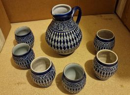 Keramik Set 6 Teilig (1 Krug fehlt)