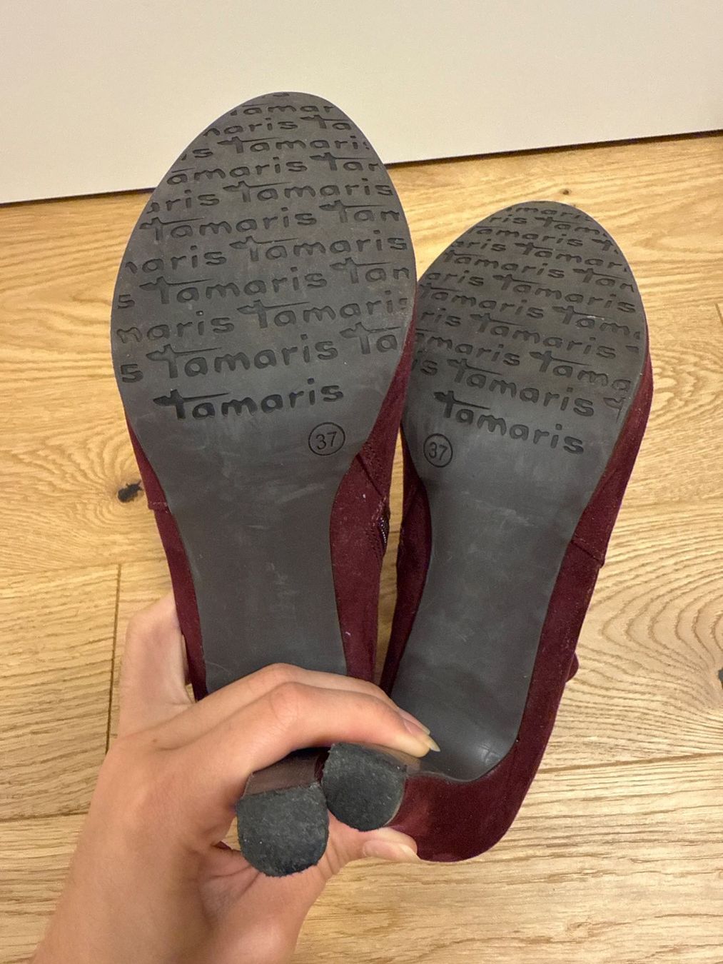 Tamaris Damenschuhe: Tamaris Stiefeletten Gr.37 weinrot – Gebraucht aus Schönenwerd von d.chiara 7
