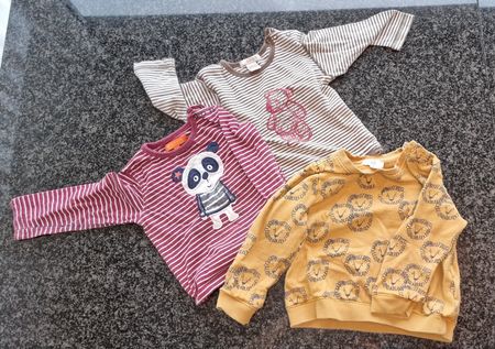3 Pulli, Grösse 74-86, Winter/Frühling