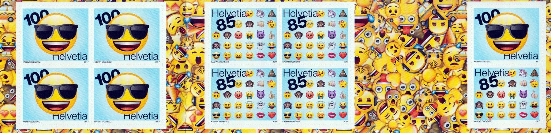 Tutti i francobolli: 1 Markenheft Emoji Smiley Briefmarken postfrisch 2017 – Nuovo (secondo la descrizione) da St. Moritz venduto da Guenteratch 1