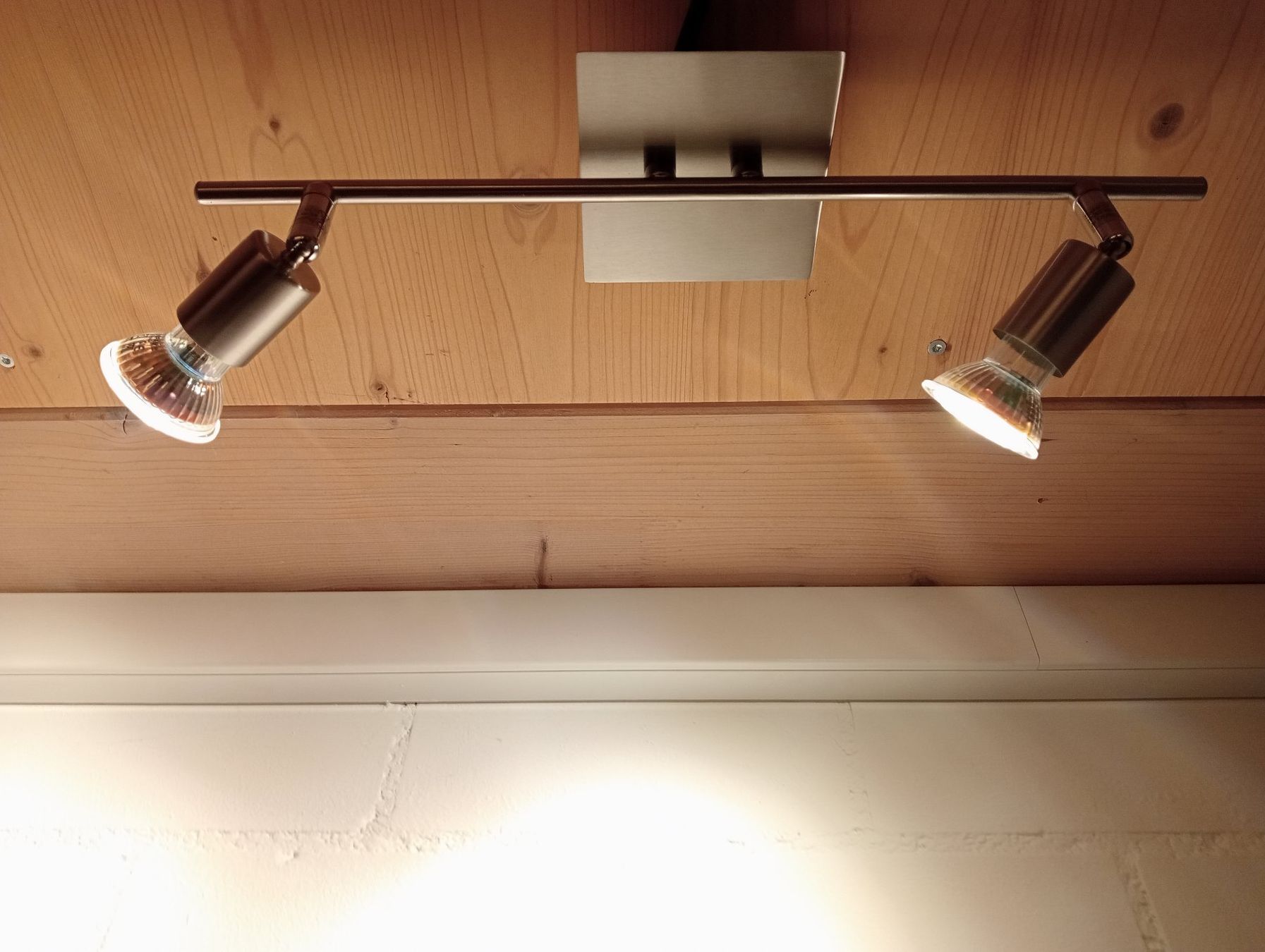 Lampadari & plafoniere: Deckenspot 2er, Edelstahl Lampe – Usato da St.Niklausen LU venduto da Wirdbereitsverwendet 4