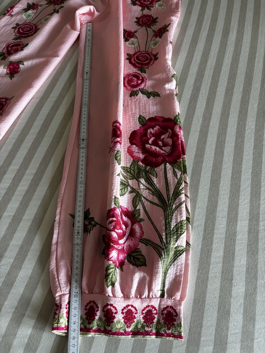 Pantaloni: Harems Hose rosa Blumenmuster Grösse S/M Neu – Nuovo (secondo la descrizione) da Salenstein venduto da Silly...0 5