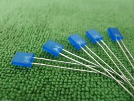 Rechteck-LED 2x5x7mm blau, 10 Stück