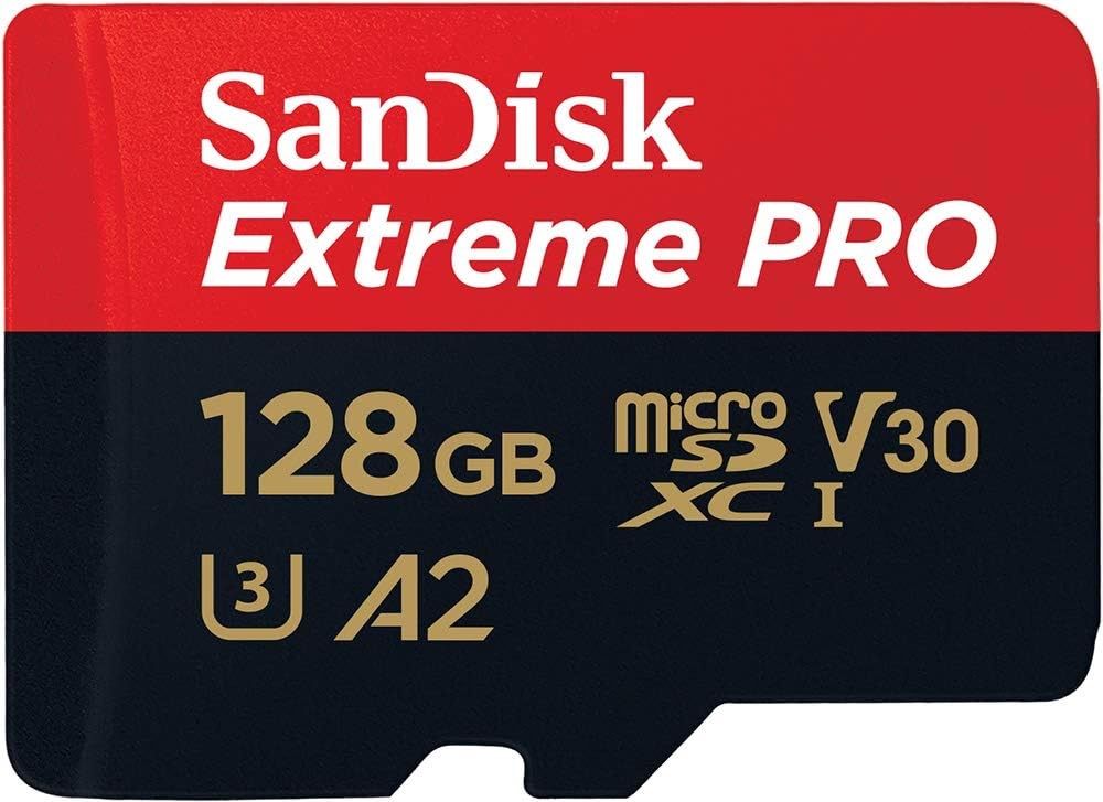 Sandisk Schede di memoria: SanDisk Carte microSDXC Extreme PRO 128 GB – Nuovo e nell'imballaggio originale da Nyon venduto da ABMG1260