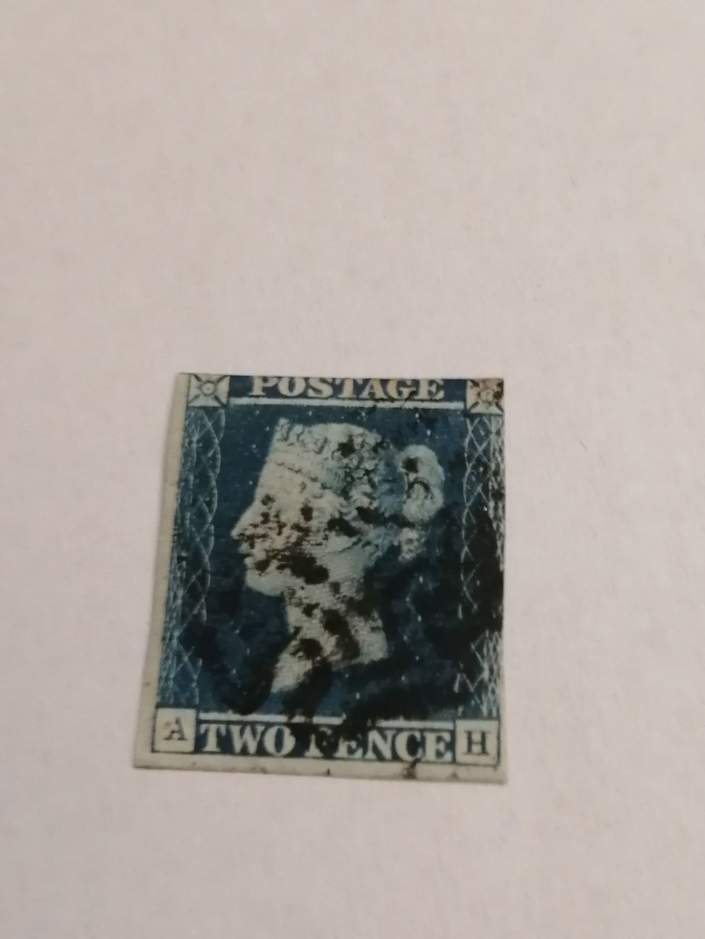 Tutti i francobolli: Two Pence Blue 1841, Platte 3, – Usato da Happerswil venduto da tschergi