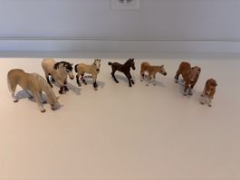 Schleich Pferde Set 7 Figuren verschiedene Modelle neu