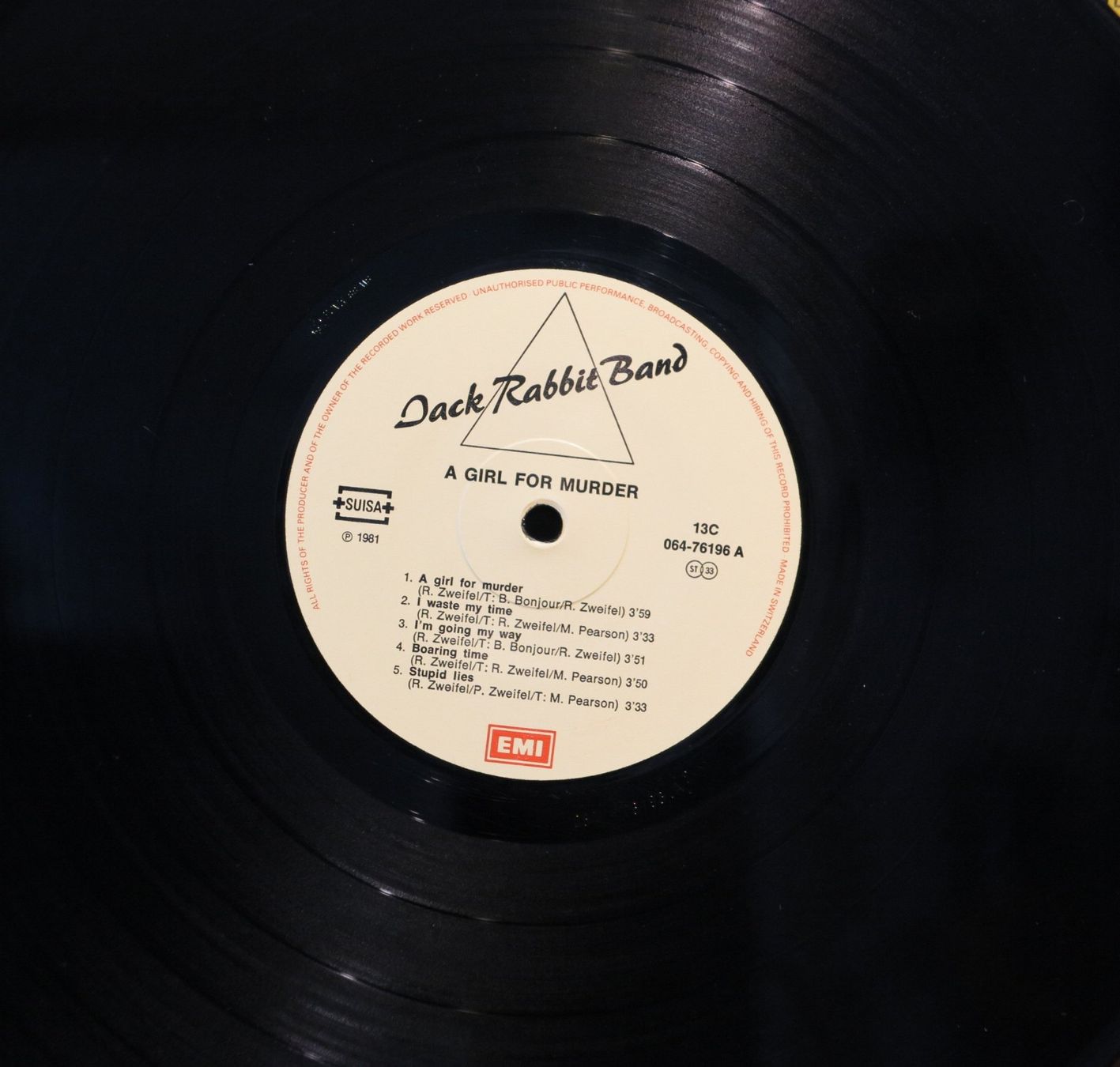 Dischi in vinile: Jack Rabbit Band - A Girl four Murder – Usato da Zürich venduto da Naim60 2