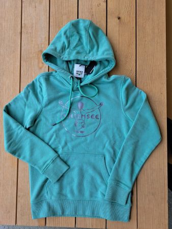 Stylischer Chiemsee Pullover Hoodie XS Türkisgrün
