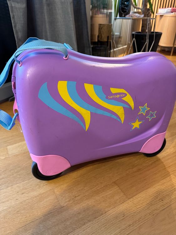 Valise Enfant Samsonite Dream Rider - 51cm, 28L, Rose Léopard (3-8 Ans)