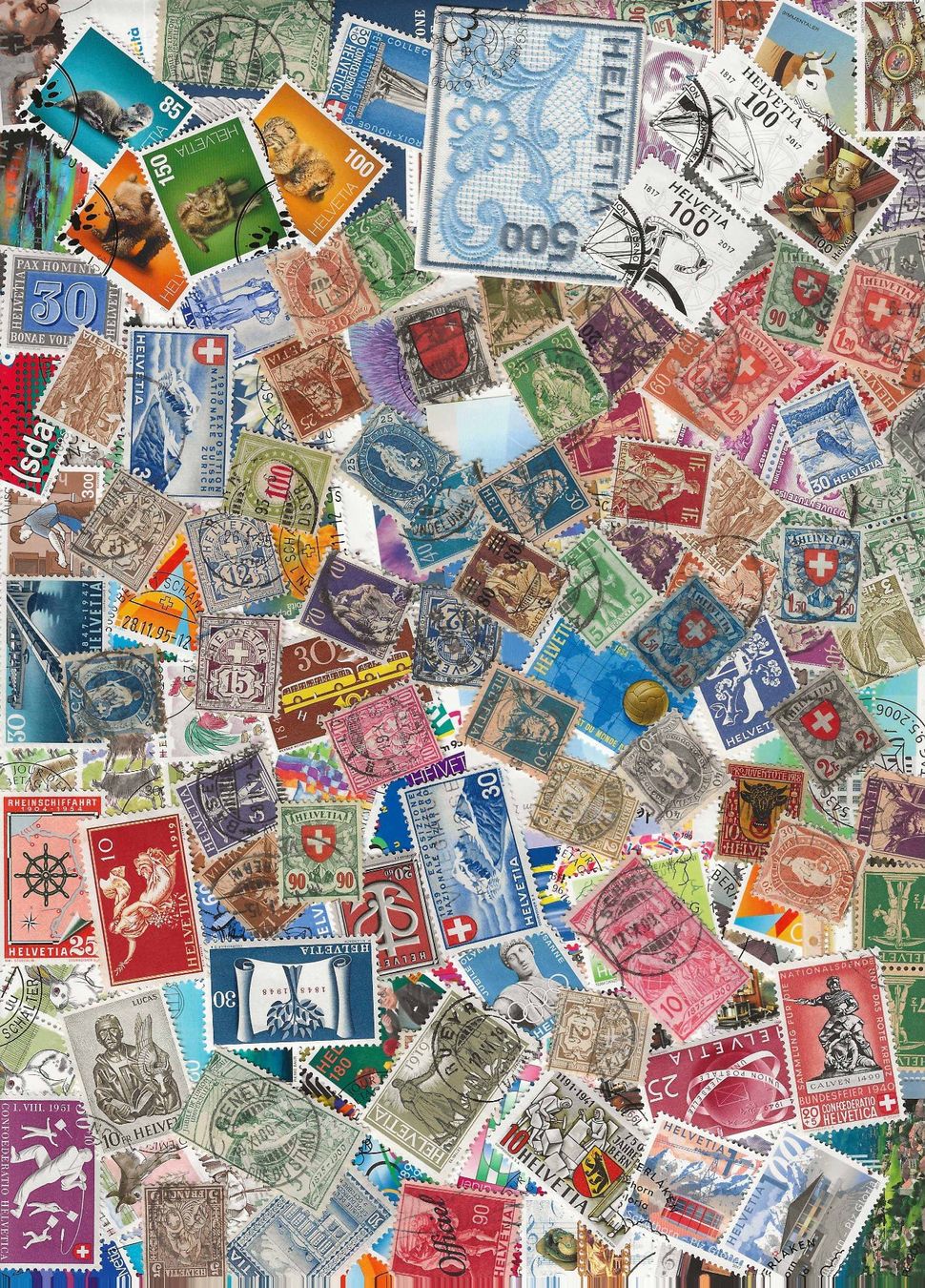 Tutti i francobolli: VR01 - 30 gr. timbres CH en vrac – Nuovo e nell'imballaggio originale da Trélex venduto da Phil_Albert