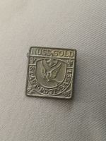 Altes Werbe Abzeichen / NUSSGOLD - Basler Taube 