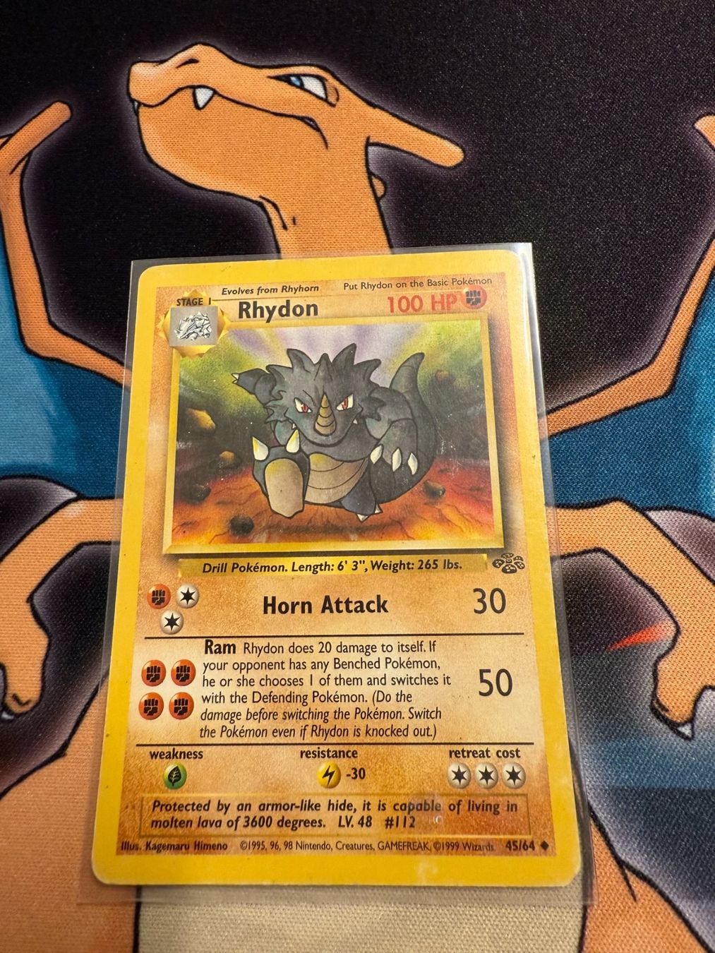 Pokémon Carte collezionabili: Rhydon (JU 45) - Jungle – Nuovo (secondo la descrizione) da Bülach venduto da Pfrenzel