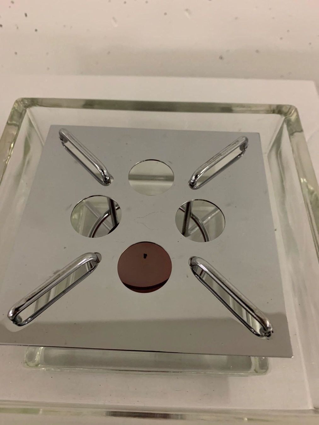 Elettrodomestici da cucina: Praktischer Glas Tellerwärmer / Rechaud – Nuovo (secondo la descrizione) da Erlenbach ZH venduto da Ritschly 2