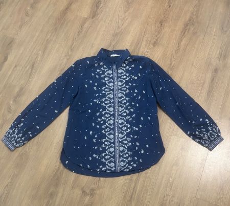 Schöne Bluse - dunkelblau - Springfield - Gr. 36