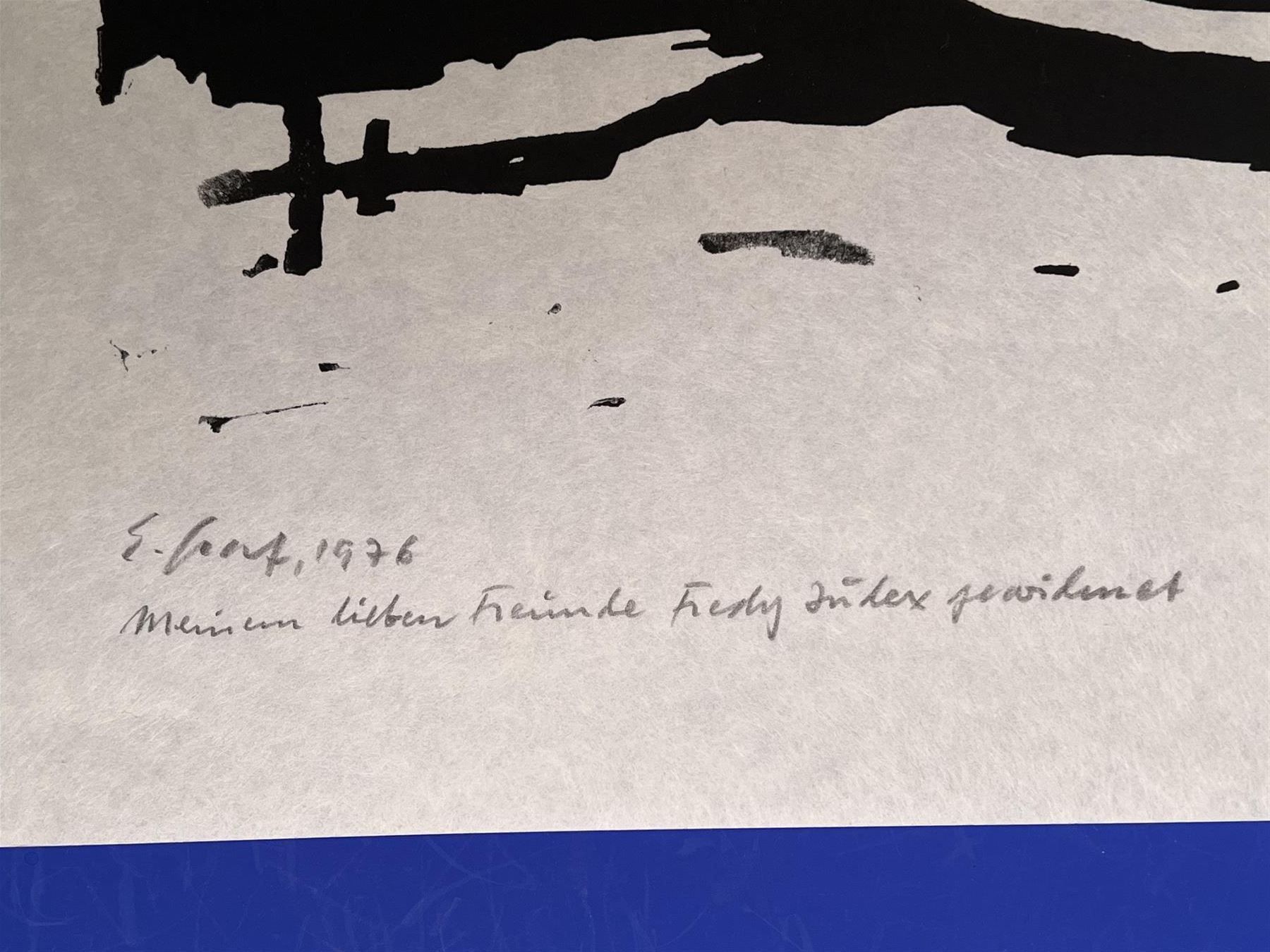 Xilografie: Graf Ernst. Winter am Untersee II – Usato da Adliswil venduto da buch_und_kunst 2