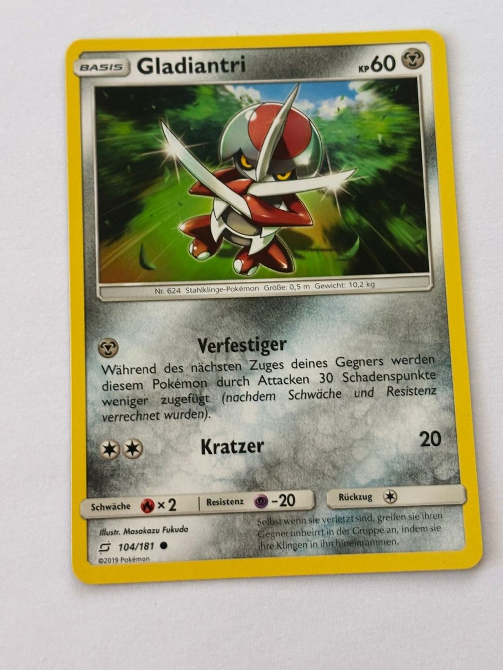 Pokémon Carte collezionabili: Gladiantri 104/181 – Usato da Herisau venduto da Seyashop_2