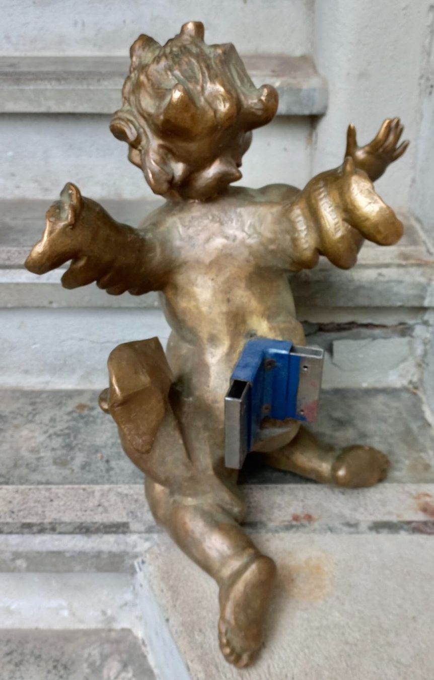 Statuette: Barock Engel Putto Bronze – Usato da Burgdorf venduto da glasrabe01 6