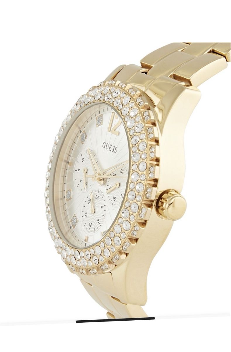 Guess Orologi: Guess Damenuhr Goldfarben mit Strass, Neu – Nuovo (secondo la descrizione) da Salenstein venduto da Silly...0 7