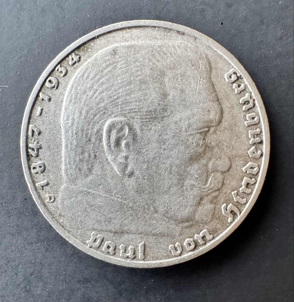 Toutes les monnaies: 2 Mark Hindenburg – D'occasion à Meilen par coins4sale