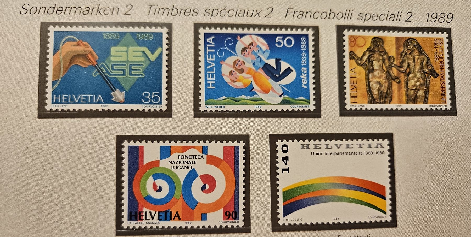 Tutti i francobolli: Schweizer Postmarken Helvetia – Nuovo (secondo la descrizione) da Chur venduto da Kohla1980