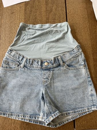 Jeans H&M Mama shorts azzurri taglia XS condizioni buone