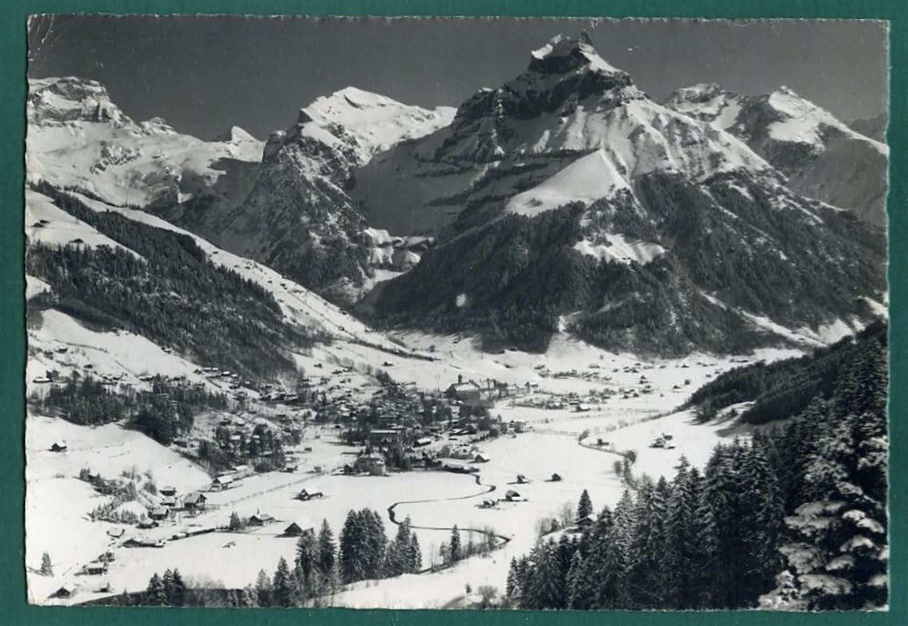 Cartes postales: Engelberg mit Hahnen, 1967, gelaufen – D'occasion à Sargans par Hausi1951