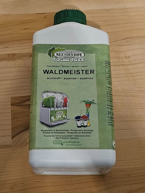 Slushy Sirup Waldmeister 1 Liter - zuckerfrei (Neu und originalverpackt ...