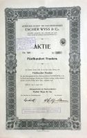 AG der Maschinenfabriken Escher Wyss & Cie, Zürich - 1912