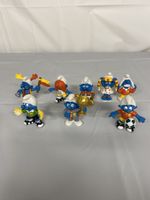 Schleich Schlümpfe Fusballer 8 Stk