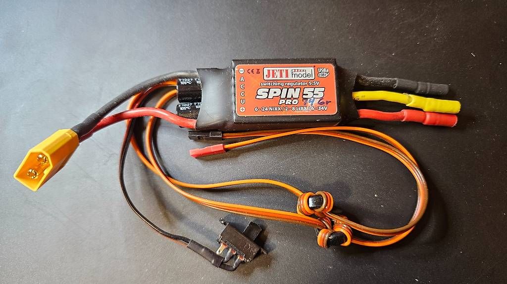 Jeti Motori: Neue Jeti Spin 55 Pro Brushlessregler – Nuovo (secondo la descrizione) da Remetschwil venduto da PeteChri