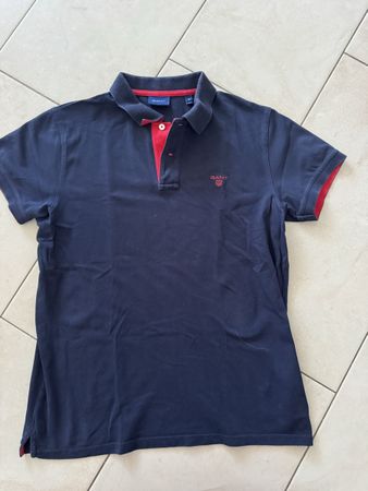Polo GANT Homme Taille M, couleur bleu marine, parfait!