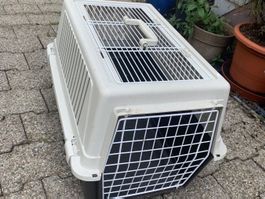 Hundebox – mit Türen vorne & oben (selten gebraucht)