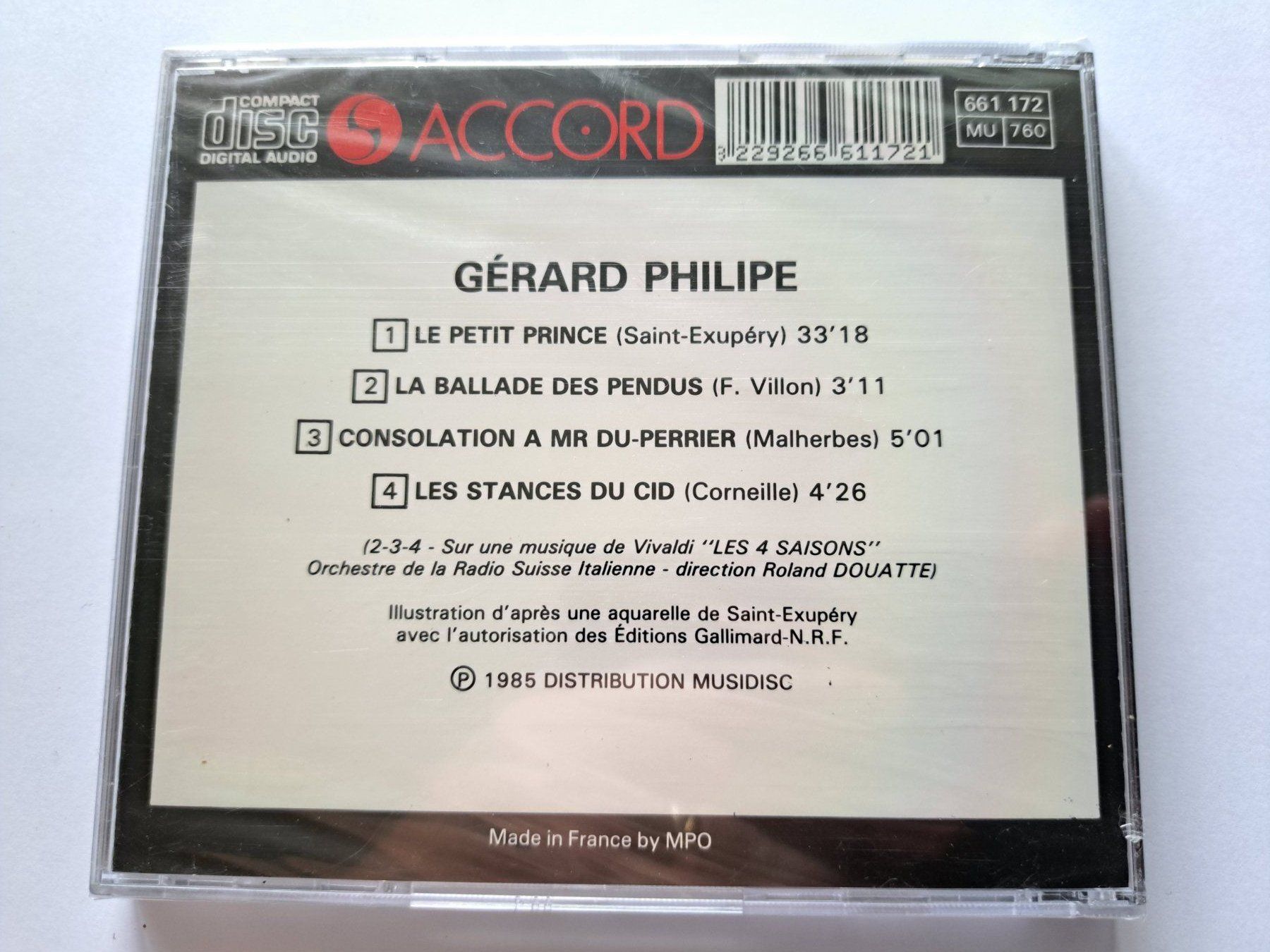 CD: Cd Le Petit Prince de Saint-Exupéry  – Usato da Pully venduto da bro_n52j 2