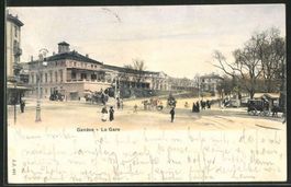 Genève, la Gare, environ 1890