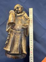 Holzfigur Mönch, Holzstatue, Geschenkidee