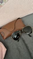 Ray-Ban Aviator Sonnenbrille Gold, Top Zustand für den Somme