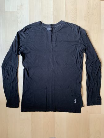 Religion Black Long Sleeve Tee Shirt - Size M - Oversized